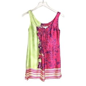 CAbi Cosmo Silk Sleeveless Tunic Blouse XS